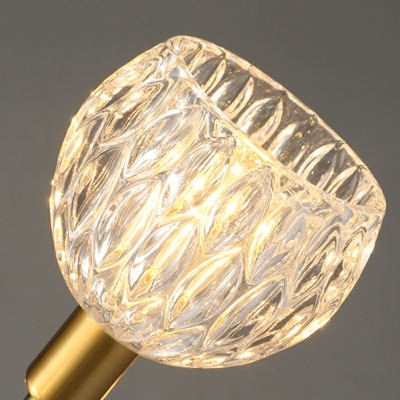 Glass Modern Chandelier Lighting Simplicity Suspension Pendant Light for Bedroom
