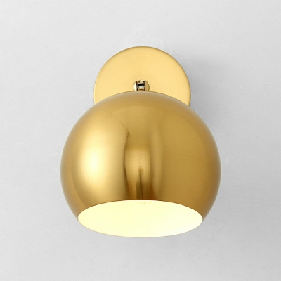 Metal Wall Sconce Lighting Gold Color Wall Mounted Lights for Bedroom