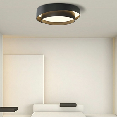 Nordic Style Led Flush Mount Ceiling Lights Contemporary Minimal Close to Ceiling Lamp for Bedroom