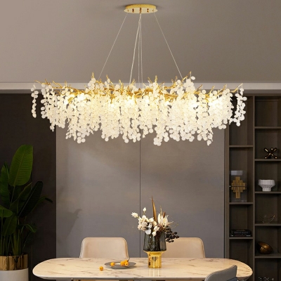 Tassel Suspension Pendant Light Modern Elegant Chandelier Lighting Fixtures for Living Room