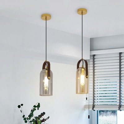Contemporary Down Lighting Pendant Glass Integrated LED Pendant Lighting Fixtures