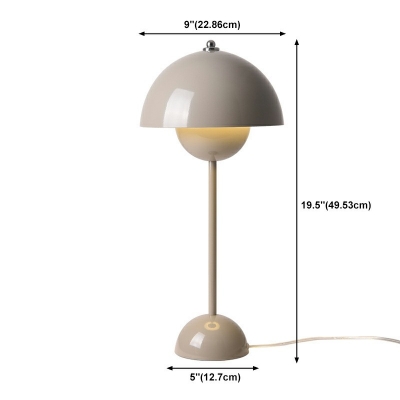 Table Lamp Modern Style Metal Nightstand Lamps for Bedroom