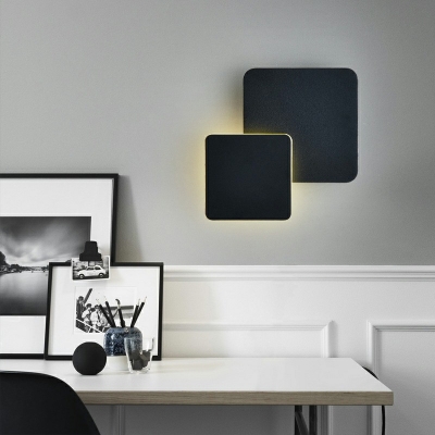 1 Light LED Wall Mounted Lamp Modern Wall Lighting Ideas for Living Room