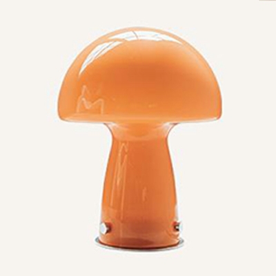 Contemporary Mushroom Night Table Lamps Glass Table Lamp for Bedroom
