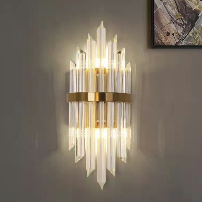 Crysyal 2 Light Wall Mounted Lamps Wall Lighting Ideas for Bedroom