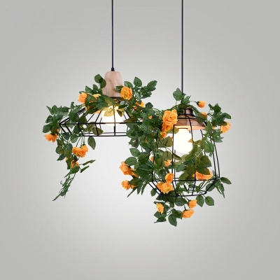 Industrial Plants Hanging Lamp Kit Hanging Pendant Lights for Bar