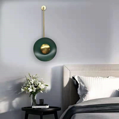 Modern LED Wall Lighting Ideas Green Color Wall Mounted Lamp for Living Room