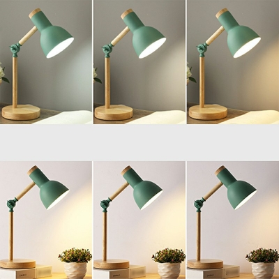 Modern Macaron 1 Light Table Lighting Adjustable Table Lamps for Bedroom Study