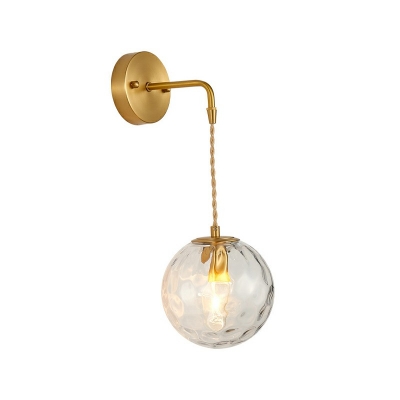 Postmodern Wall Sconce Lighting Gold Finish Wall Mounted Lights for Bedroom
