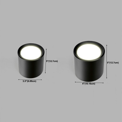 Tubes Flush Mount Light Modern Style Metal 1-Light Flush Mount Light Fixtures in Black