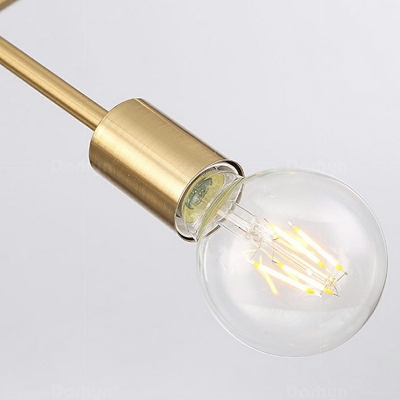 8-Light Ceiling Pendant Light Modern Style Sputnik Shape Metal Chandelier Lighting