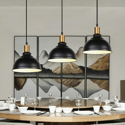 Industrial Style Drop Pendant 1 Head Hanging Pendant Light for Dining Room
