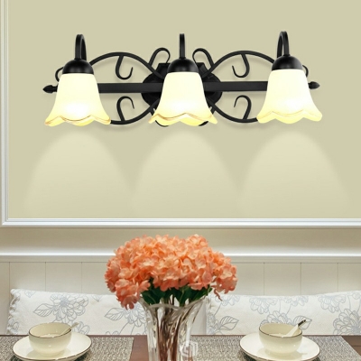 Vanity Mirror Lights Traditional Style Glass Vanity Wall Light Fixtures for Bathroom
