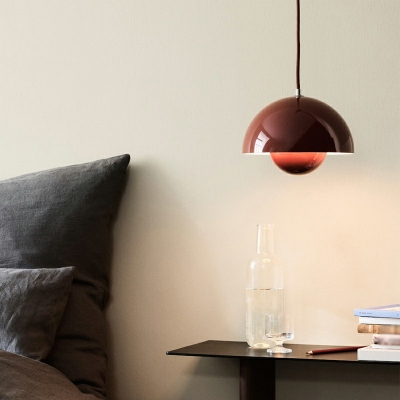 1 Light Pendant Lighting Modern Style Metal Pendant Light for Living Room