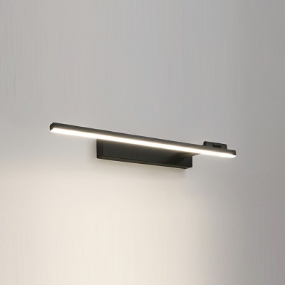 Contemporary Linear Natural Light Vanity Light Fixtures Metal and Aluminum Led Vanity Light Strip