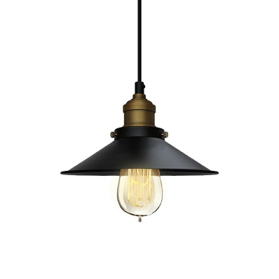 Drop Pendant Industrial Black Hanging Pendant Light for Dining Room Cafe