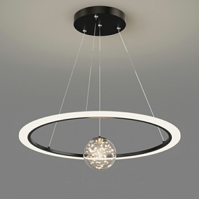LED Basic Chandelier Light Fixtures Metal Modern Suspended Lighting Fixture for Living Room
