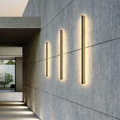 Linear Wall Mounted Lights 1 Light Warm Light Wall Sconce Lighting for Bedroom