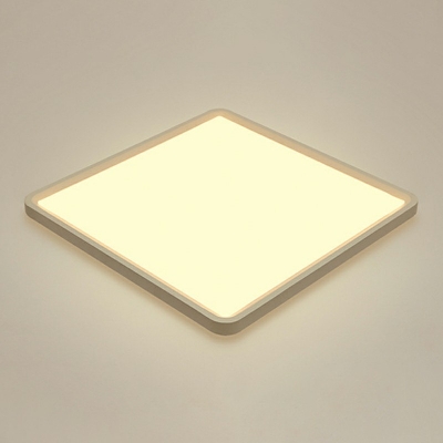 Ultra Thin Flush Mount Ceiling Light Geometric Aluminum LED Ceiling Lamp for Bedroom