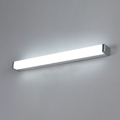 Minimalistic Linear Vanity Light Fixtures Metal and Acrylic Third Gear Vanity Light Strip