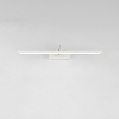 Simple White Light Linear Vanity Light Fixtures Metal and Aluminum Led Vanity Light Strip