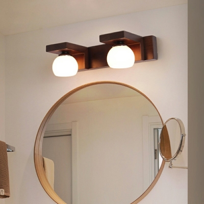 Vanity Mirror Lights Modern Style Glass Vanity Wall Light Fixtures for Bathroom