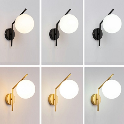 Wall Sconce Lighting Modern Style Glass Wall Sconce For Living Room