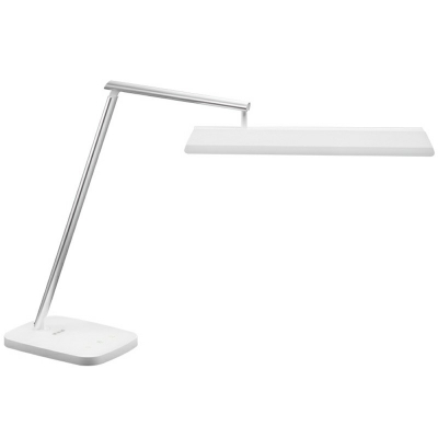 Contemporary Warm Light Slim Line Reading Book Light Acrylic and Metal Night Table Lamps
