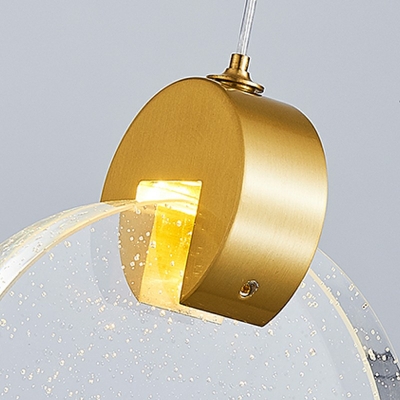 Modern Geometric Hanging Pendant Lights Metal and Glass Pendant Lighting