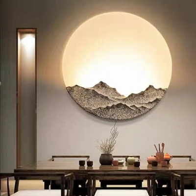 Modern LED Wall Lighting Ideas 1 Light Wall Mounted Lamp for Living Room