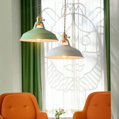 1 Light Pendant Lighting Modern Style Metal Ceiling Pendant Light for Living Room