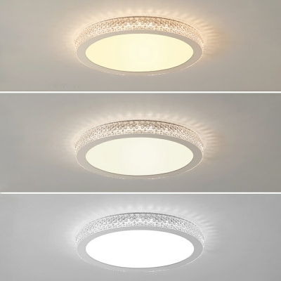Contemporary Flush Mount Ceiling Light Simple LED Lighting for Bedroom