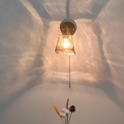 Postmodern Wall Sconce Lighting Glass Shade Wall Mounted Lights for Bedroom Living Room