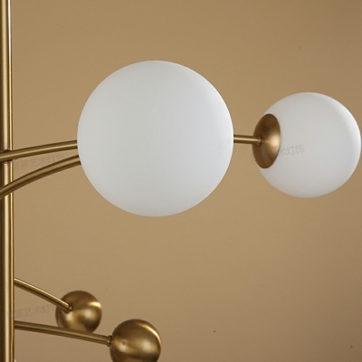 Metal 5 Lights Modern Chandelier Lighting Fixtures Nordic Simplicity Suspended Lighting Fixture for Bedroom