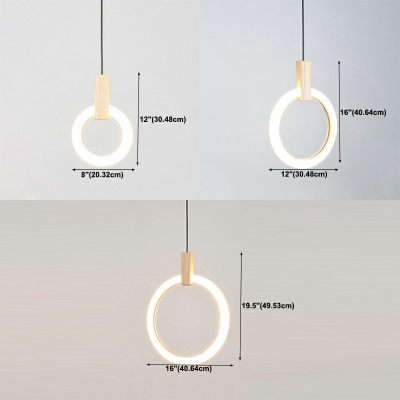 Minimalism Warm Light Metallic Down Lighting Pendant Geometric Hanging Pendant Lights