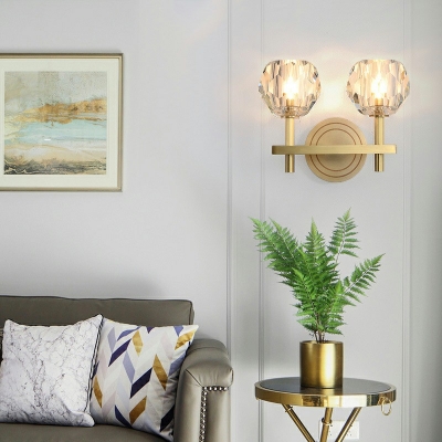 Postmodern Crysyal Wall Sconce Lighting Wall Mounted Lights for Living Room Bedroom