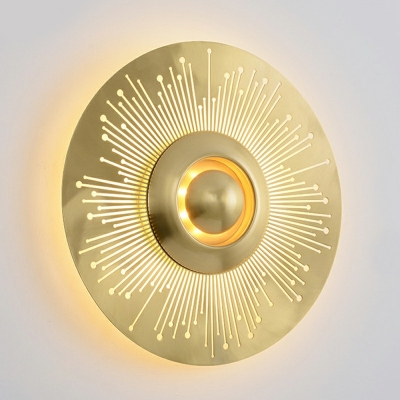Postmodern Round Shape Wall Sconce Lighting Wall Mounted Lights for Bedroom