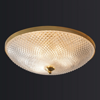 Dome Flush Ceiling Light Fixtures Living Room Traditional Close to Ceiling Lamp