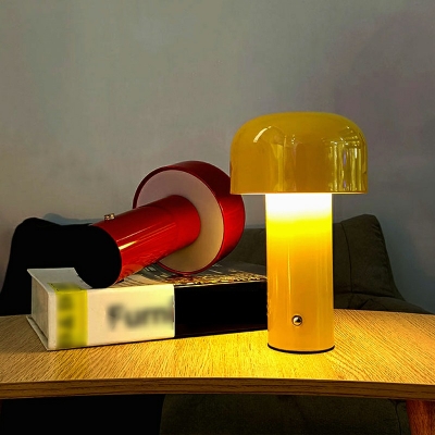 Contemporary Table Lamp Macaron Mushroom Desk Lamps for Children's Room Living Room