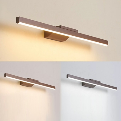 Designer Linear Vanity Light Fixtures Metal and Aluminum Led Vanity Light Strip