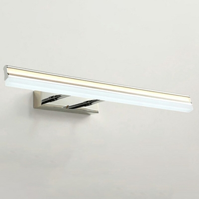 Minimalistic Linear Third Gear Vanity Light Fixtures Metal and Acrylic Led Lights for Vanity Mirror