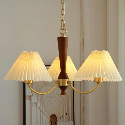 Modern Chandelier Pendant Light Wood Simplicity Hanging Light Fixtures for Bedroom