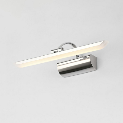 Modern Natural Light Swing Arm Led Bathroom Lighting Stainless Steel Led Lights for Vanity Mirror