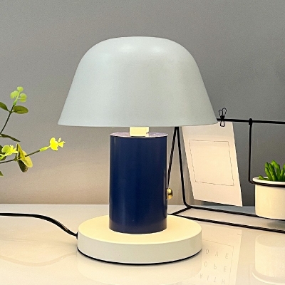 Nordic Rounded Led Table Lamp Metal Reading Book Light for Living Room
