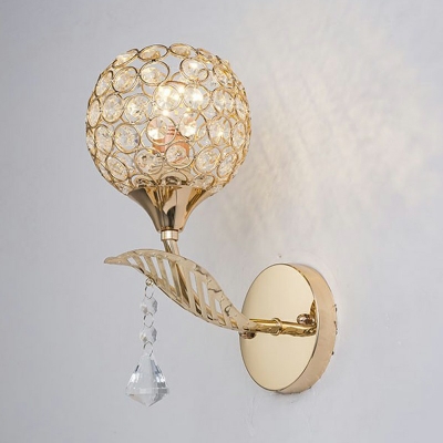 Wall Sconce Lighting Modern Style Crystal Sconce Light Fixture For Living Room