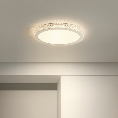 Contemporary Flush Mount Ceiling Light Simple Lighting for Bedroom