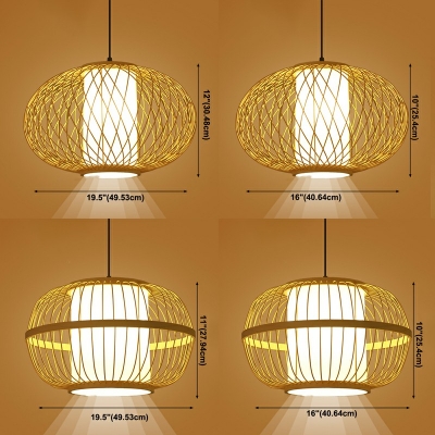Contemporary Pendant Lights For Kitchen Island Single Bulb in Wood Hanging Light