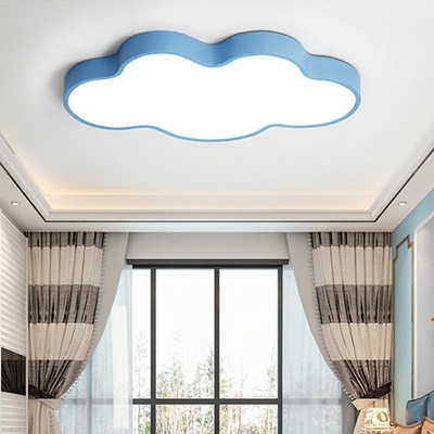 Flush Mount Light Children Style Acrylic Ceiling Light Fixtures for Living Room