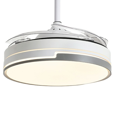 Minimalism Fan Ceiling Pendant Light Nordic Style Modern Suspension Light for Living Room