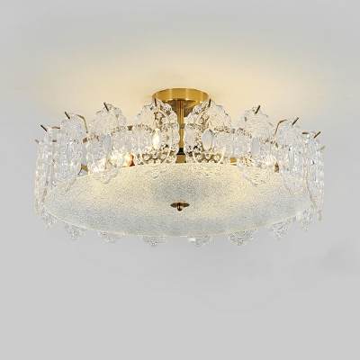 Modern Living Room Ceiling Light Glass Shade Ceiling Lamp